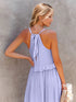 'Galatea' Ruffled Sleeveless Maxi Dress - Celes Fashion